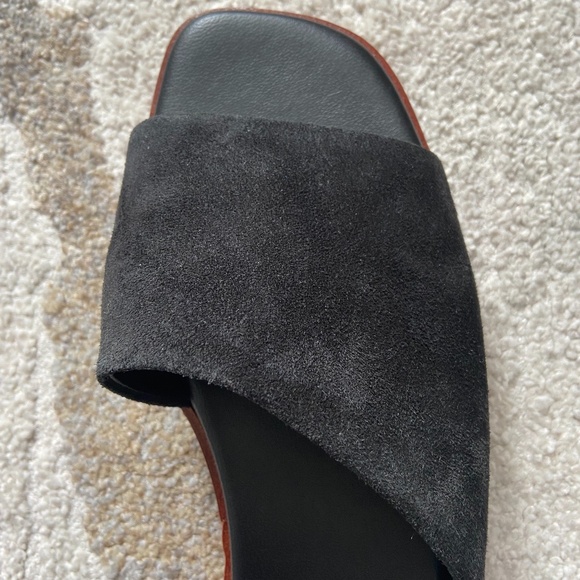 Vince // Canella Leather Suede Mule Slide Sandals // Size 7.5 - Picture 4 of 15